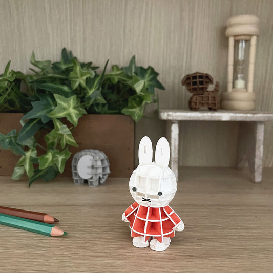 [si-gu-mi PLUS] DICK BRUNA Standing Miffy Paper Puzzle