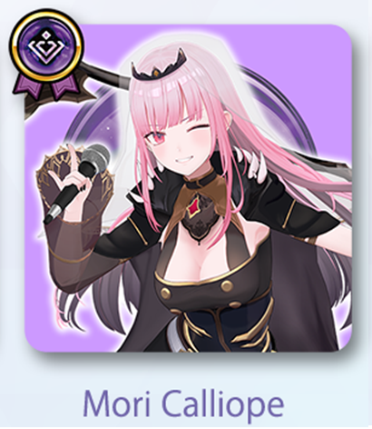 [hololive OFFICIAL CARD GAME] hSD18e Live Start Deck Mori Calliope - Start Deck Purple Display Box