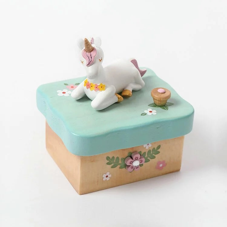 Sitting Unicorn - Mini Music Box