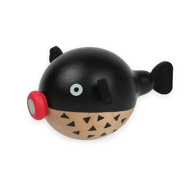 Puffer Fish - Wooden Magnet