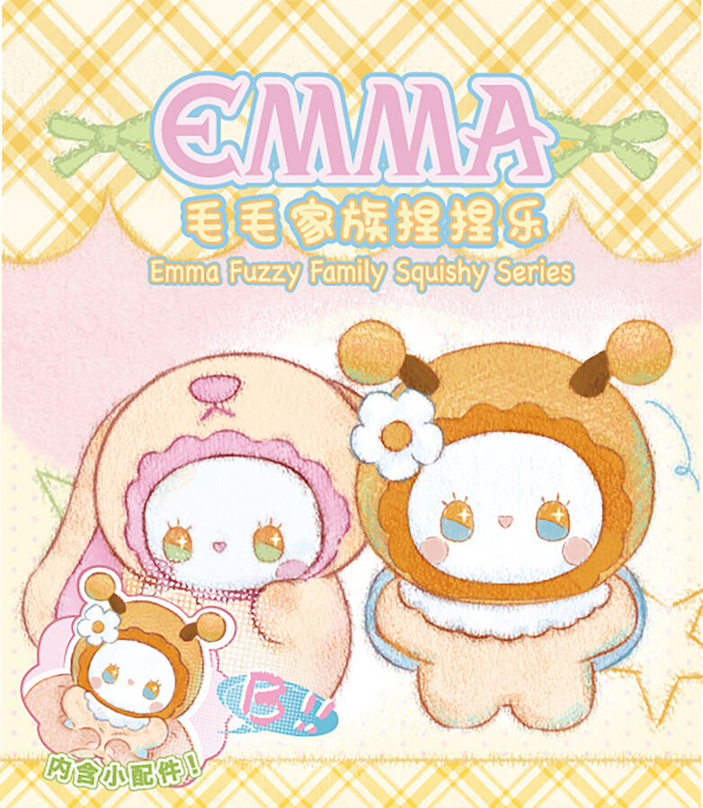 [Lucky Emma] EMMA Fuzzy Family Squishy Blind Box - 8pcs