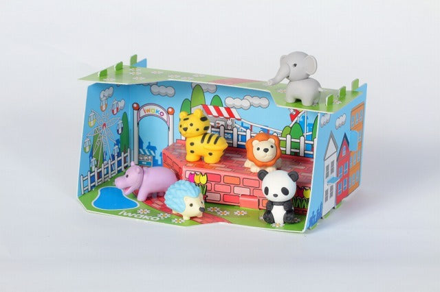 Zoo Craft House Erasers - (6 pcs/box)