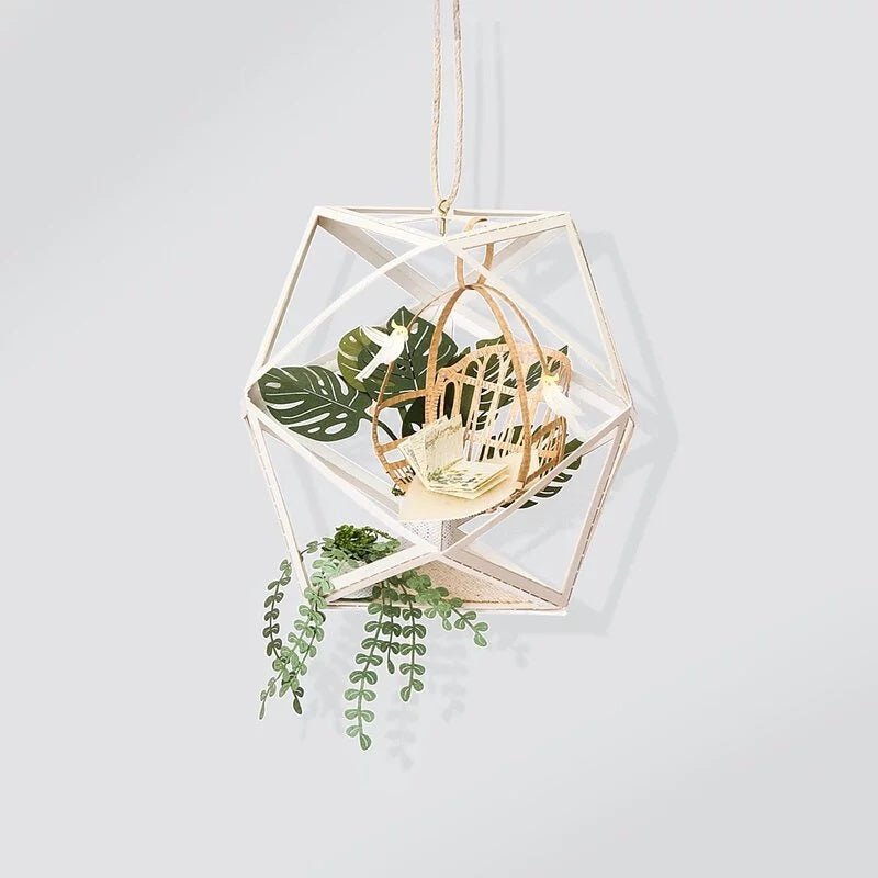Ceriman, Swing Chair & Parrots - Paper Puzzle