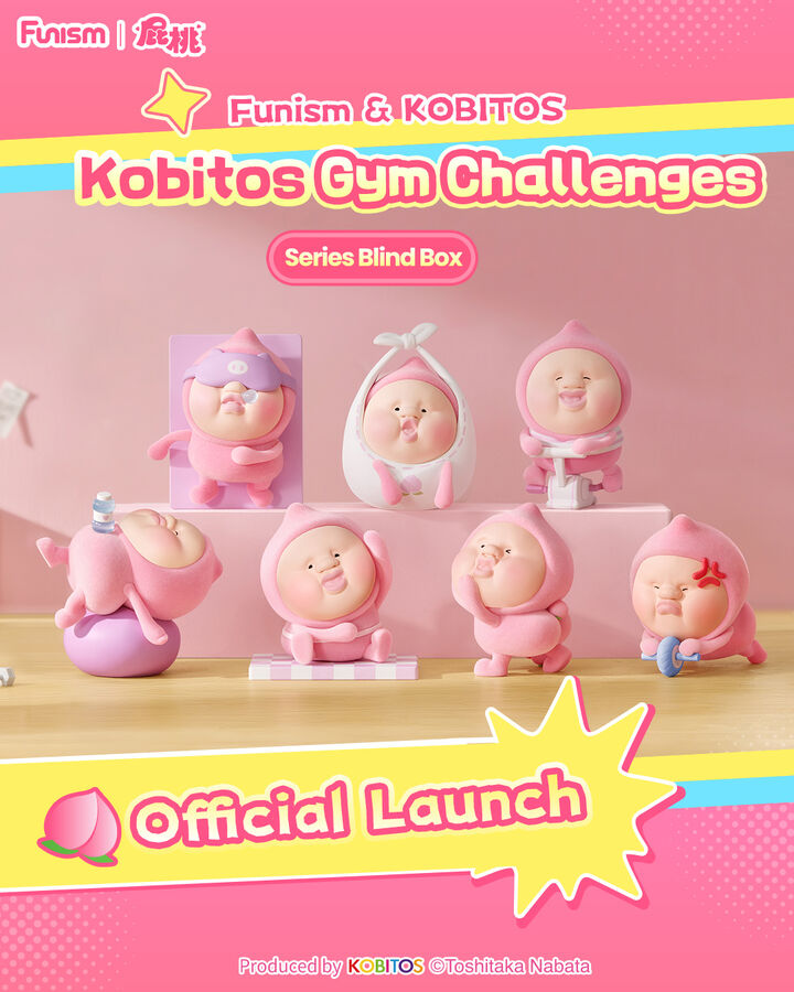 [FUNISM] Kobitos Gym Challenges Series Blind Box - 6pcs