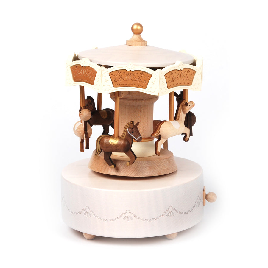 Carousel - Double Around Up and Down Music Box