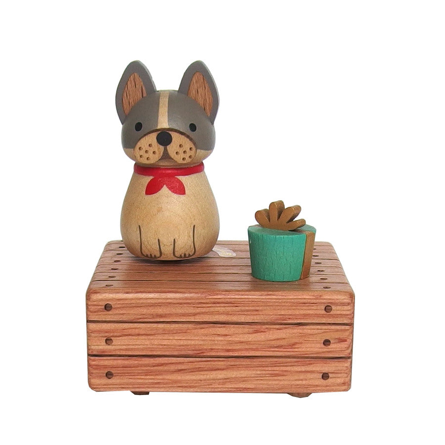 Bulldog - Mini Music Box