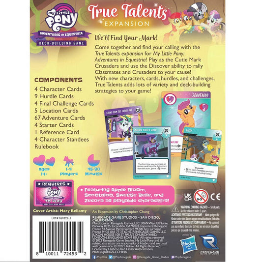 My Little Pony: Adventures in Equestria - Deck-Building Game TRUE Talents Expansion (WSL)