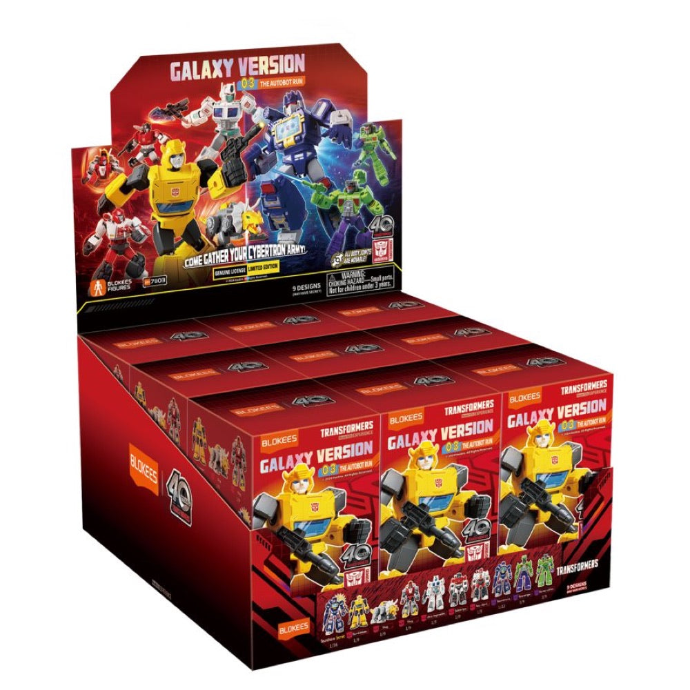 Transformers – Galaxy Version 03 The Autobot Run Blind Box Assortment (Display of 9)