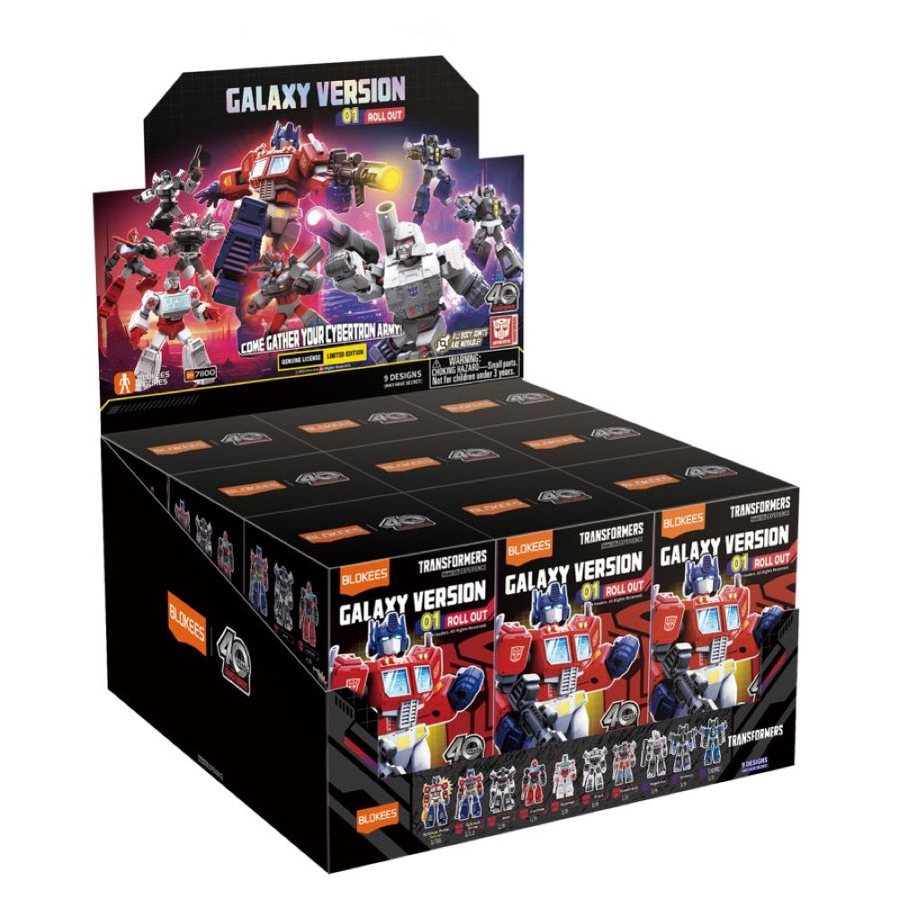 Transformers – Galaxy Version 01 Roll Out Blind Box Assortment (Display of 9)