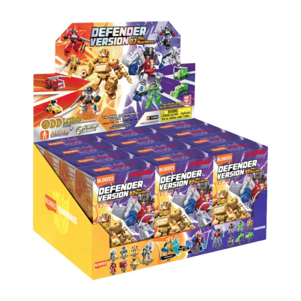 Transformers – Defender Version 02 The Overthrow Blind Box Assortment (Display of 12)