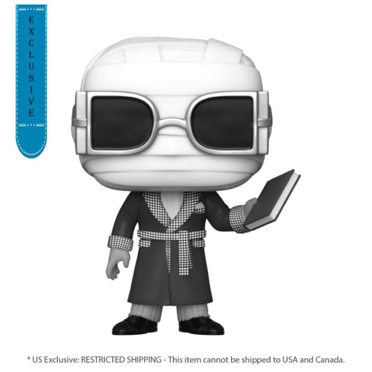 Universal Monsters – Invisible Man Black & White US Exclusive Pop! Vinyl [RS]