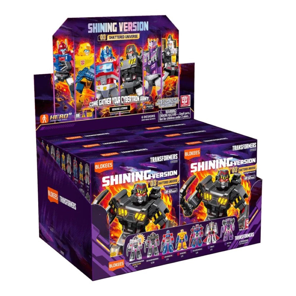 Transformers – Shining Version 03 Shattered Universe Blind Box 6ct CDU