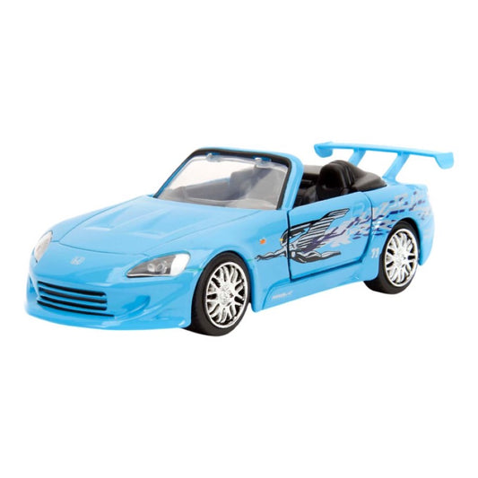 Fast & Furious – 2001 Honda S2000 1:32 Scale Diecast Vehicle (Blue Remix)