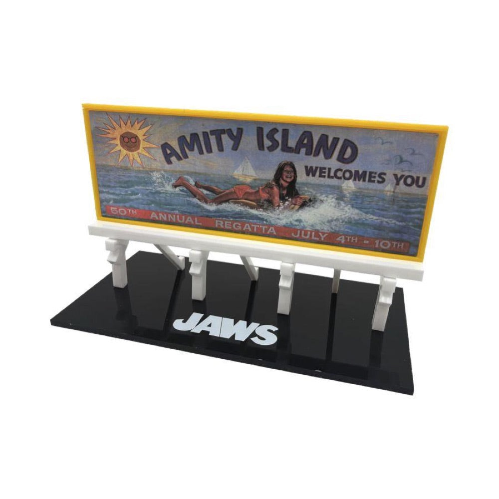 Jaws – Amity Island Billboard Scaled Prop Replica
