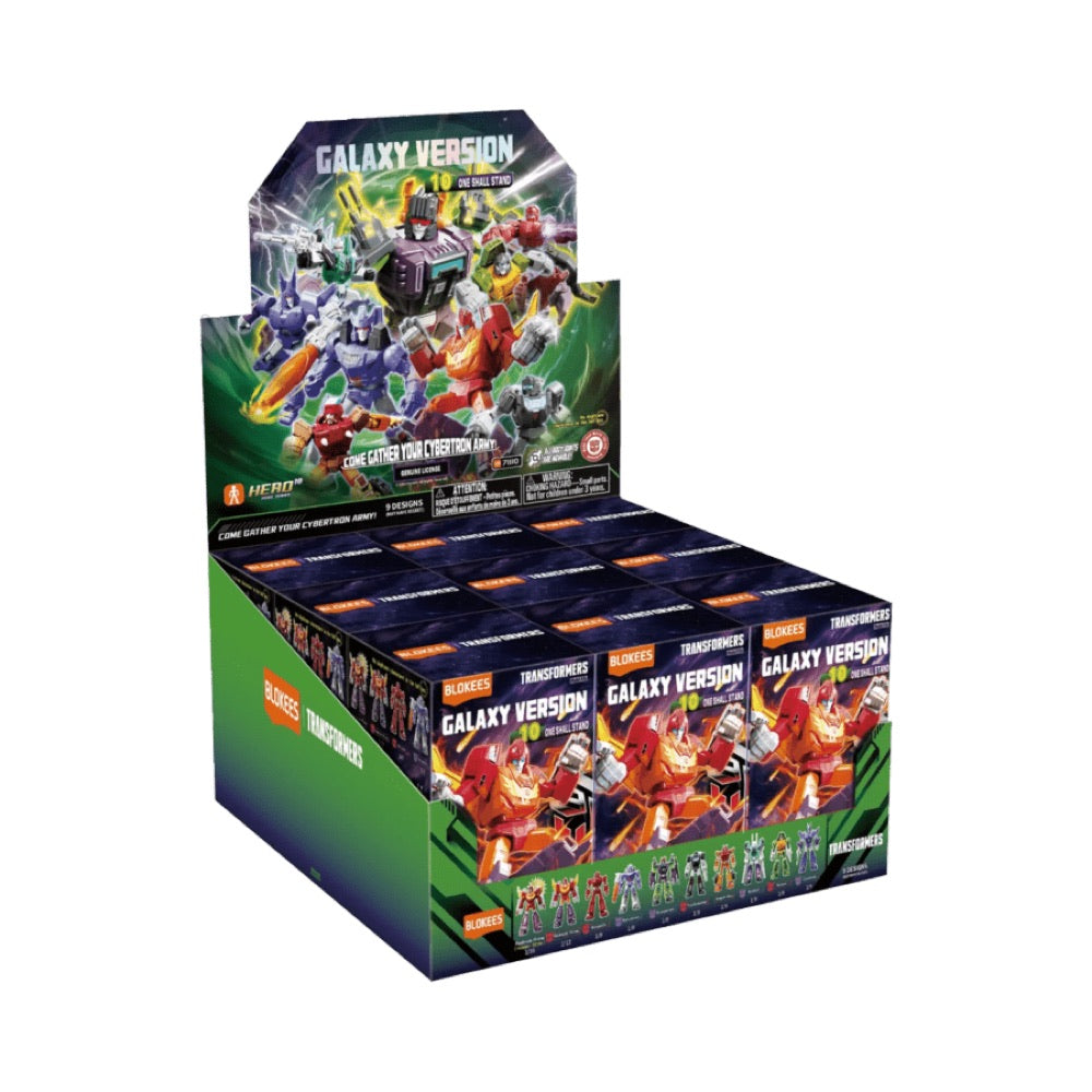 Transformers – Galaxy Version 10 One shall Stand Blind Box Assortment (Display of 9)