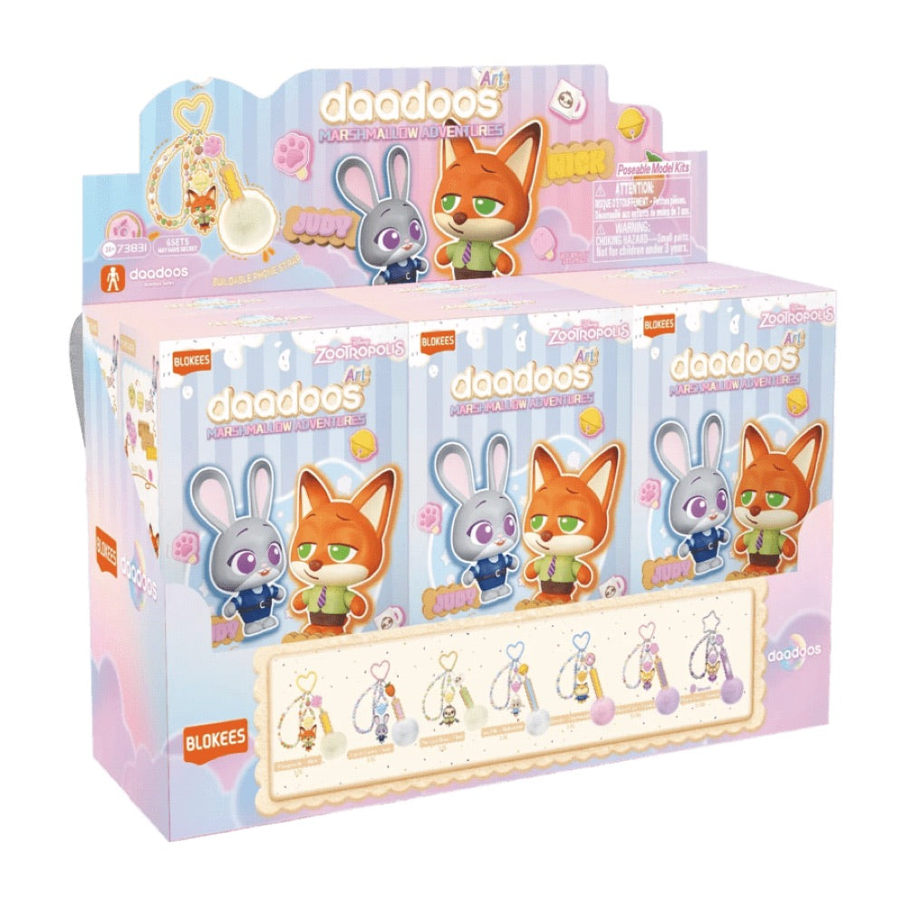 Zootopia – Daadoos Art Series 1 Marshmallow Adventures Blind Box Assortment (Display of 6)