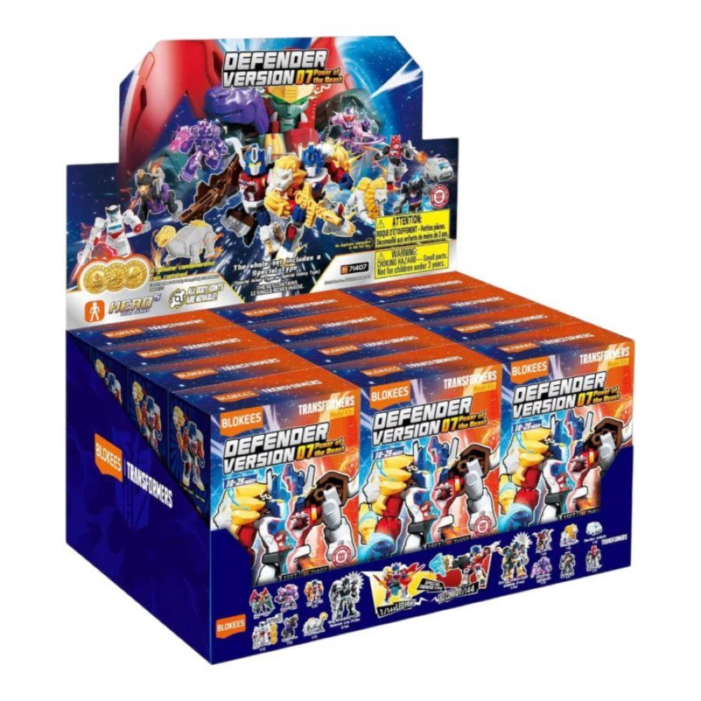 Transformers – Defender Version 07 Power of the Beasts Blind Box Assortment (Display of 12)