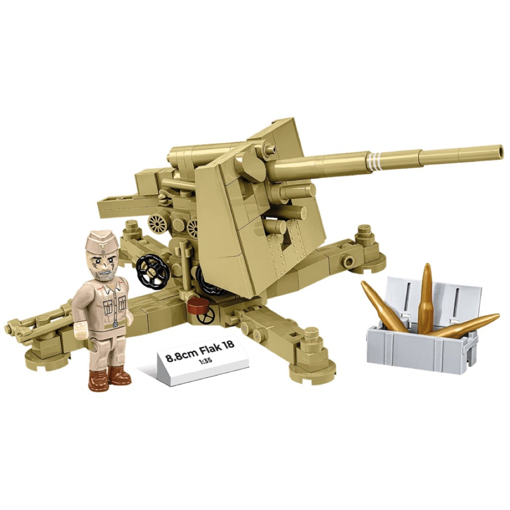 World War 2 – 8.8 cm Flak 18 Brick Kit (232 Pieces)