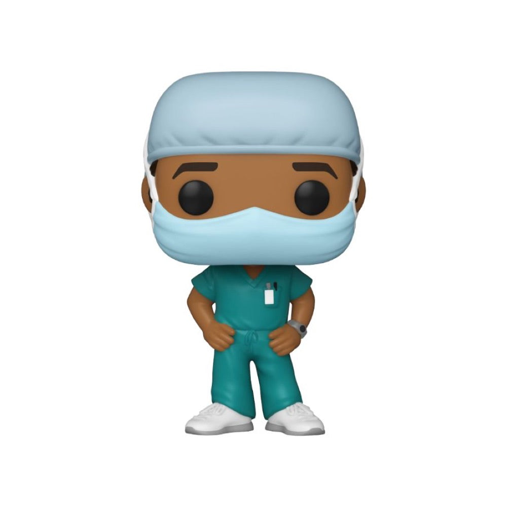 Pop! Heroes – Front Line Worker Male #2 Green Pop! Vinyl