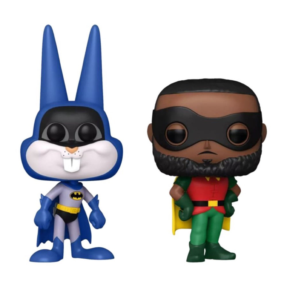 Space Jam 2: A New Legacy – Bugs Bunny as Batman & LeBron James as Robin US Exc Pop! 2-Pack [RS]