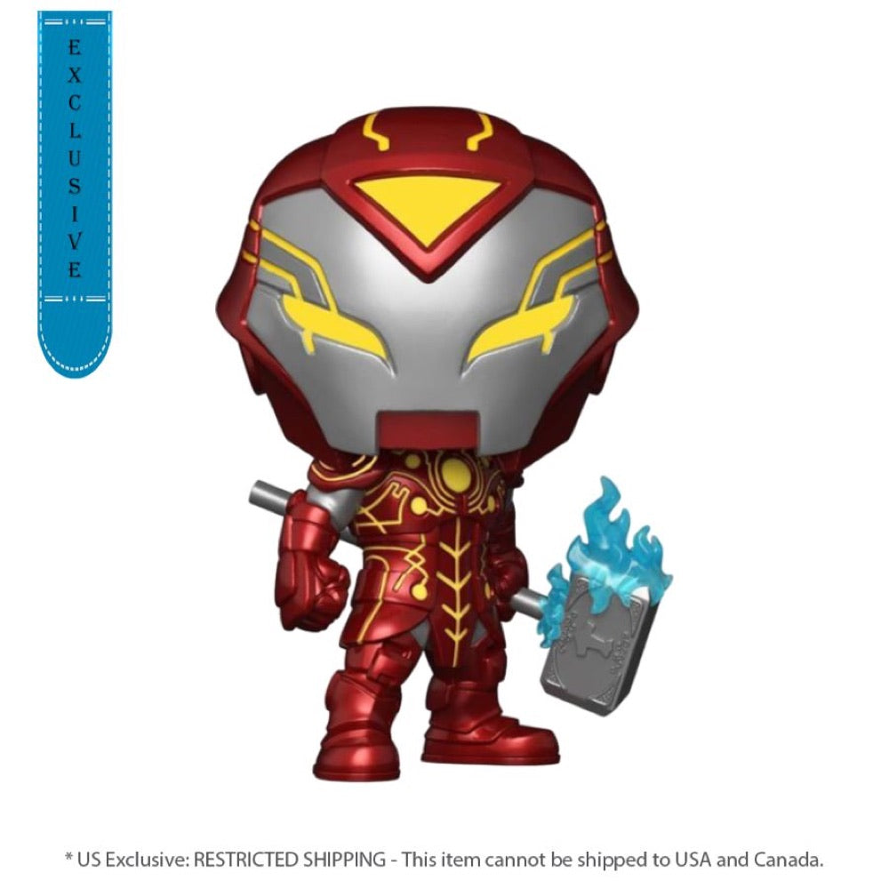 Infinity Warps – Iron Hammer Glow US Exclusive Pop! Vinyl [RS]