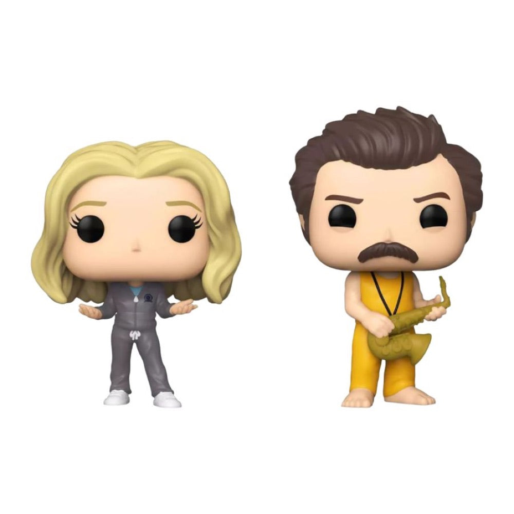 Parks and Recreation – Locked In Ron & Leslie Pop! Vinyl 2-Pack [RS]