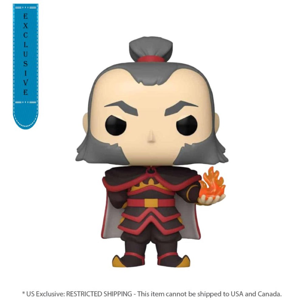 Avatar: The Last Airbender – Zhao with Fireball Glow US Exclusive Pop! Vinyl [RS]