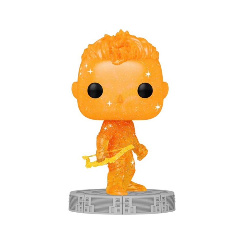 Marvel Infinity Saga – Hawkeye Orange (Artist Series) Pop! Vinyl with Protector