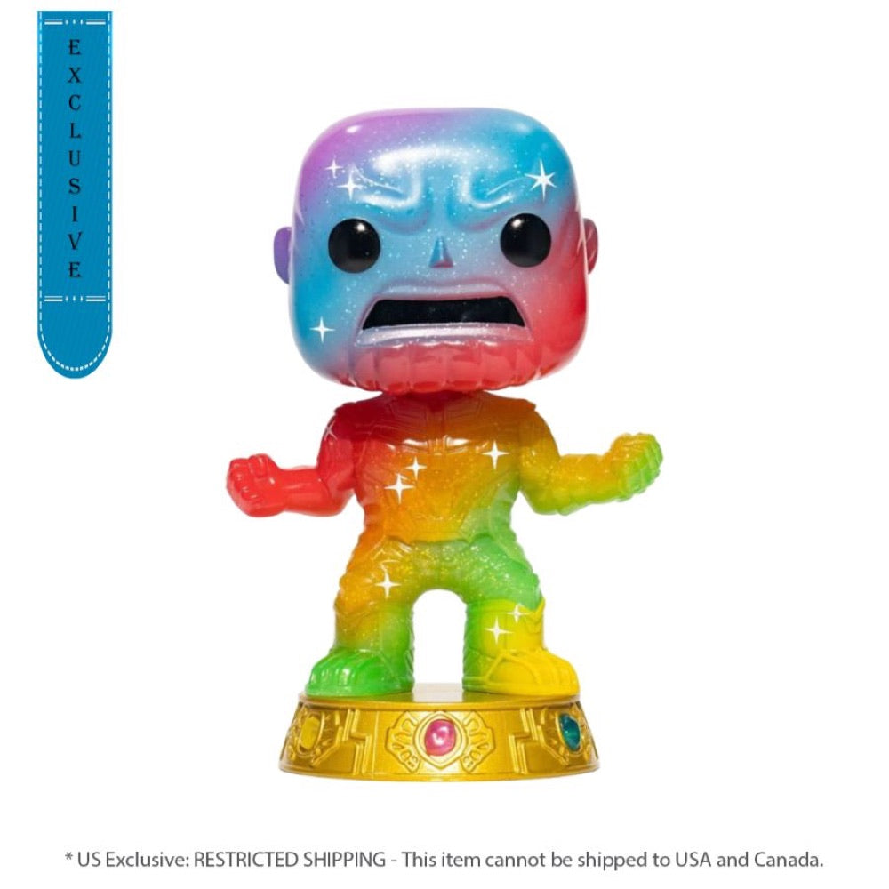 Marvel Infinity Saga – Thanos Rainbow Metallic (Artist Series) Pop! Vinyl with Protector [RS]