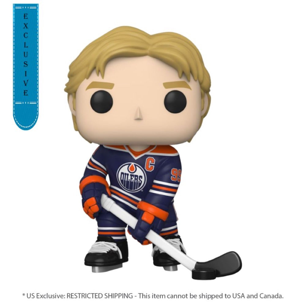 NHL: Oilers – Wayne Gretzky (Blue) US Exclusive 10″ Pop! Vinyl [RS]