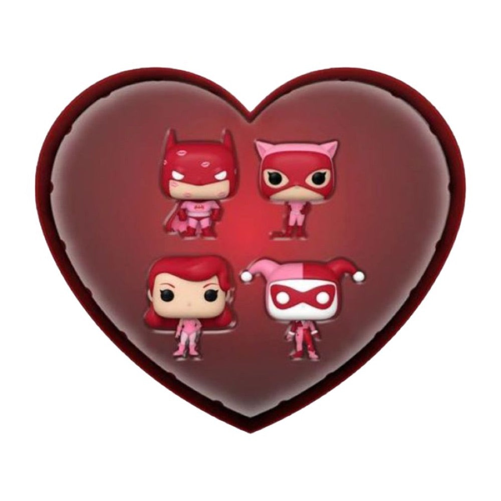 Batman: The Animated Series – Valentines Day US Exclusive Pocket Pop! 4-pack [RS]