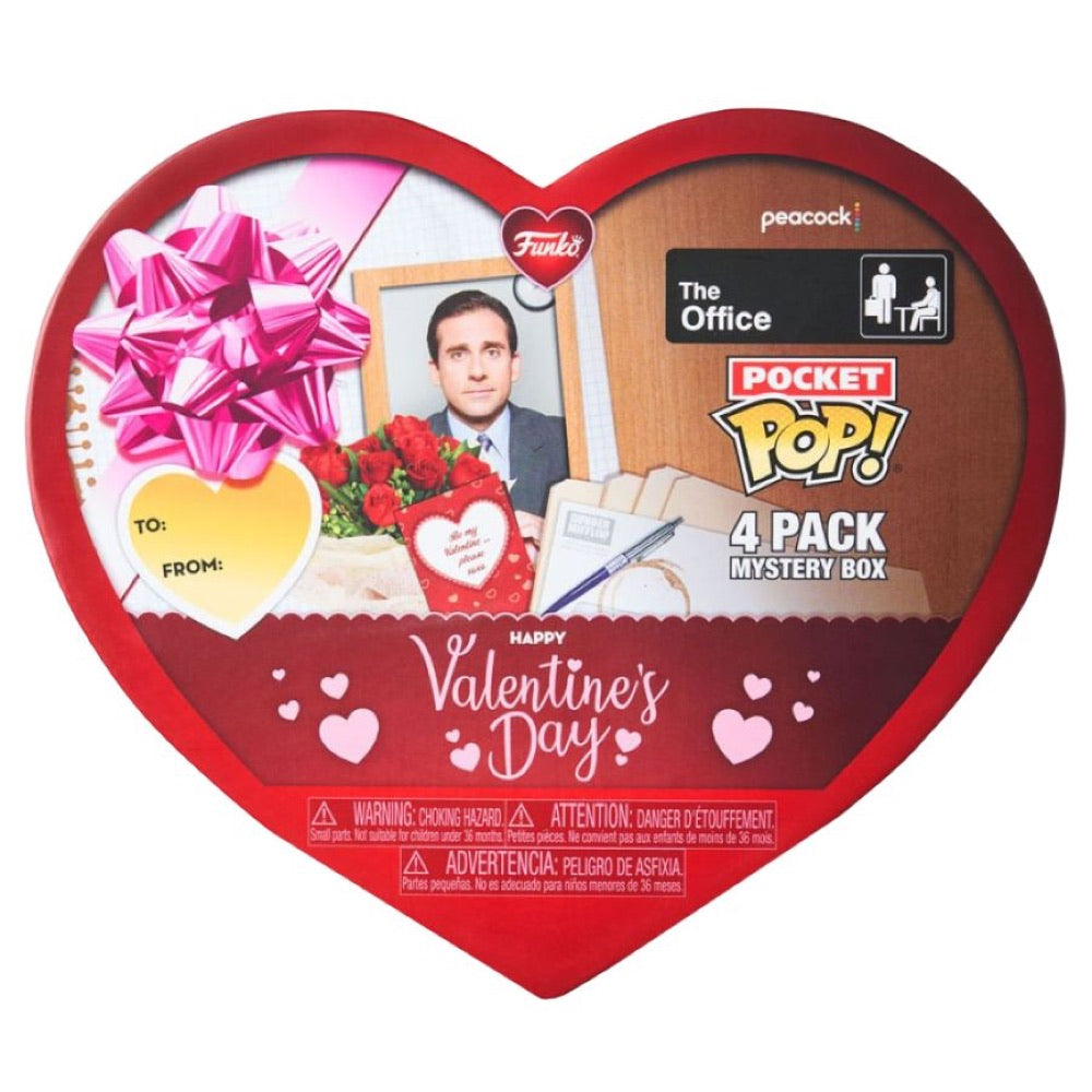 The Office – Valentines Day US Exclusive Pocket Pop! 4-pack [RS]