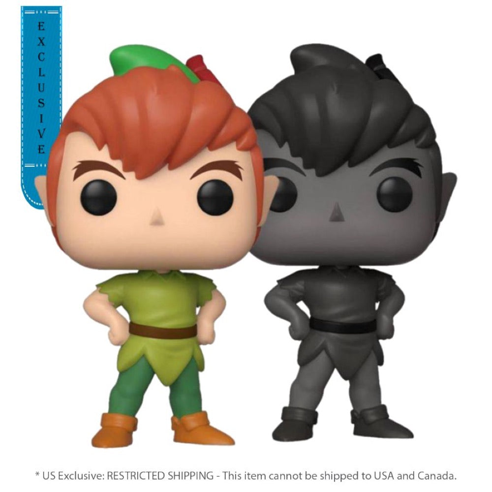 Peter Pan (1953) – Peter Pan & Shadow US Exclusive Pop! 2-Pack [RS]