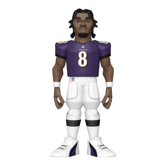 NFL: Ravens – Lamar Jackson (with chase) 12″ Vinyl Gold