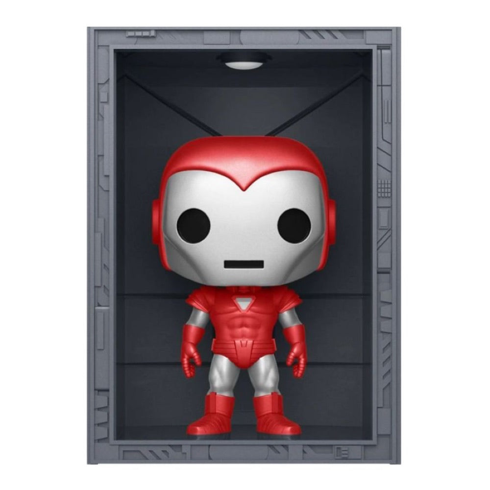 Marvel Comics – Hall of Armor: Iron Man Model 8 Silver Centurian Metallic Pop! Deluxe