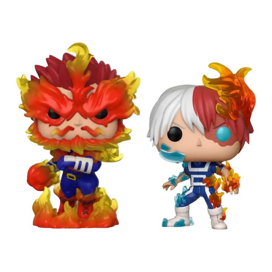 My Hero Academia – Endeavor & Todoroki Pop! Vinyl 2-Pack [RS]