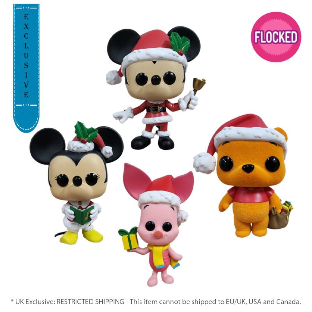 Disney – Mickey & Friends UK Exclusive Holiday Pop! 4-Pack [RS]