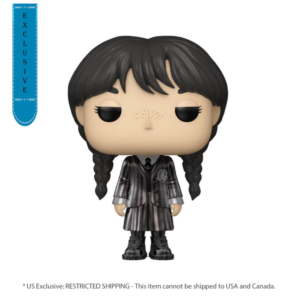 Wednesday (TV) – Wednesday Addams Metallic US Exclusive Pop! Vinyl [RS]