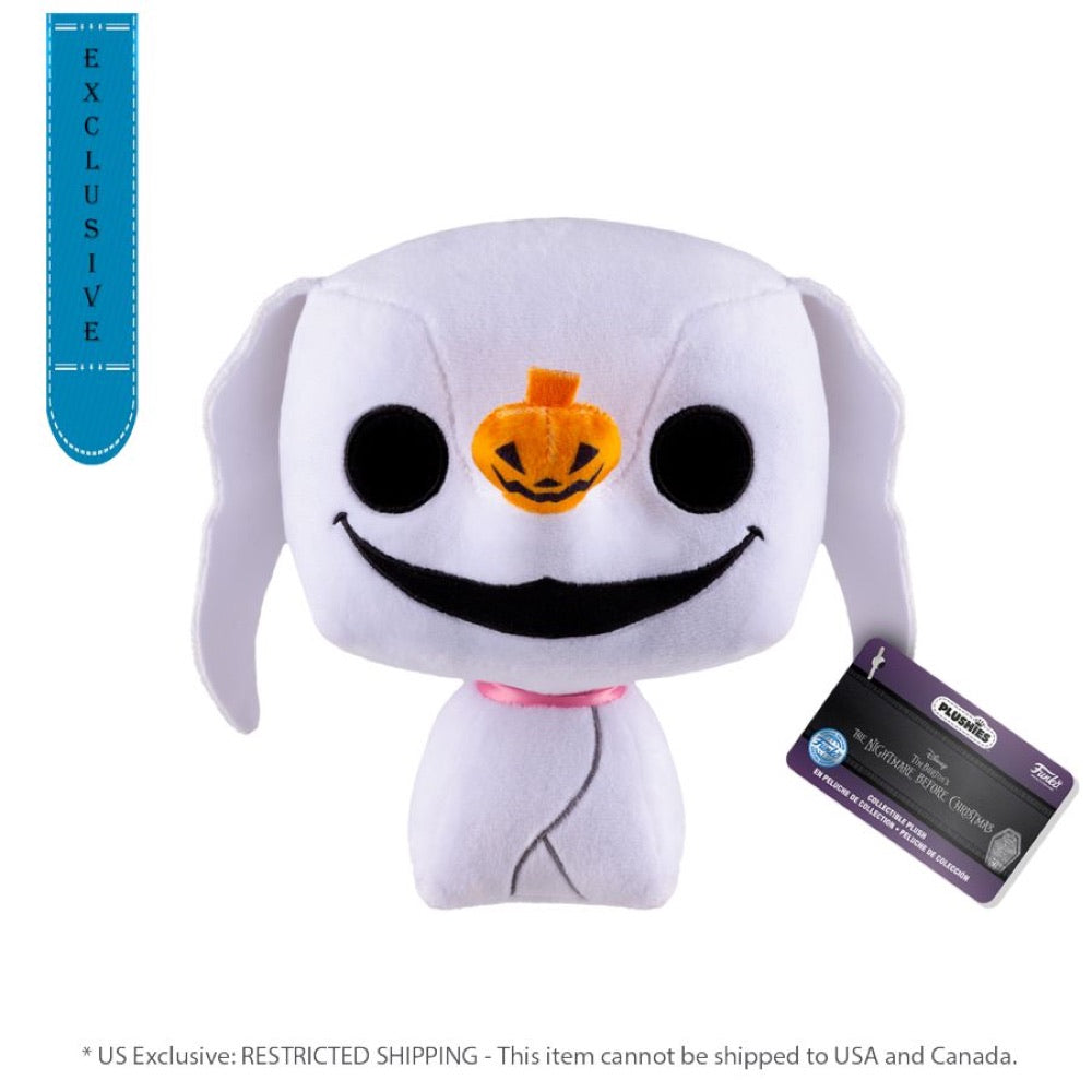 The Nightmare Before Christmas – Zero 30th Anniversary US Exclusive Glow 7″ Plush [RS]