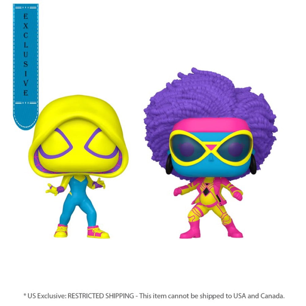 Spider-Man: Across the Spider-Verse – Spider-Gwen & Spider-Woman US Exc BKLT Pop! 2-Pack [RS]