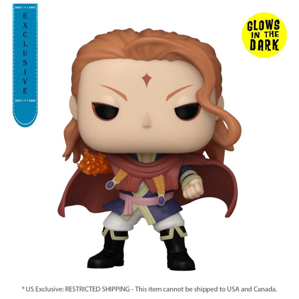Black Clover – Fuegoleon US Exclusive Glow Pop! Vinyl [RS]