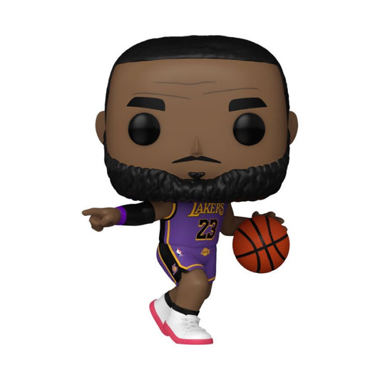 NBA: Lakers – LeBron James (Purple Uniform #23) Pop! Vinyl