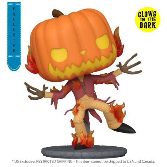 The Nightmare Before Christmas – Pumpkin King US Exclusive 30th Anniversary Glow Pop! Vinyl [RS]