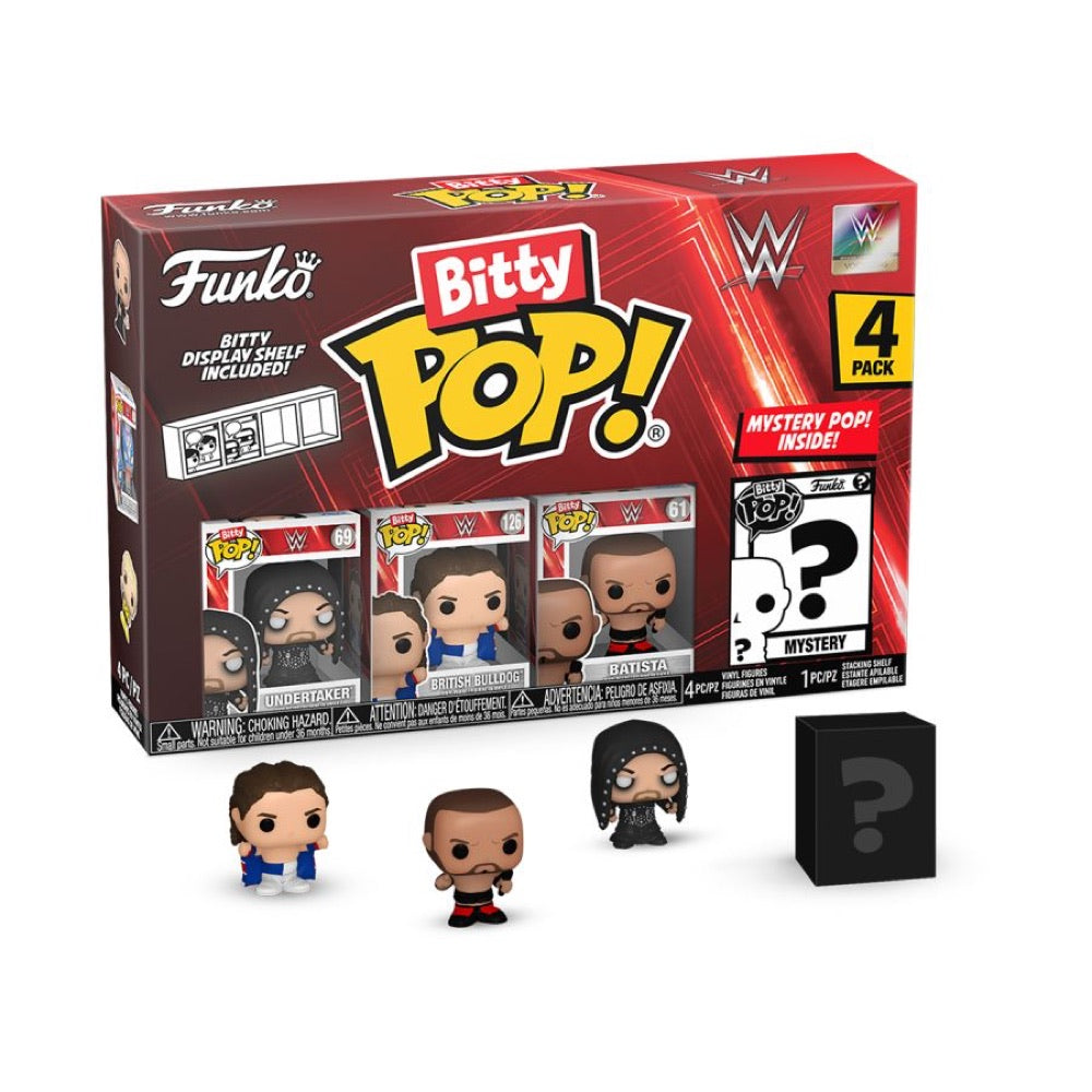 WWE – The Undertaker Bitty Pop! 4-Pack