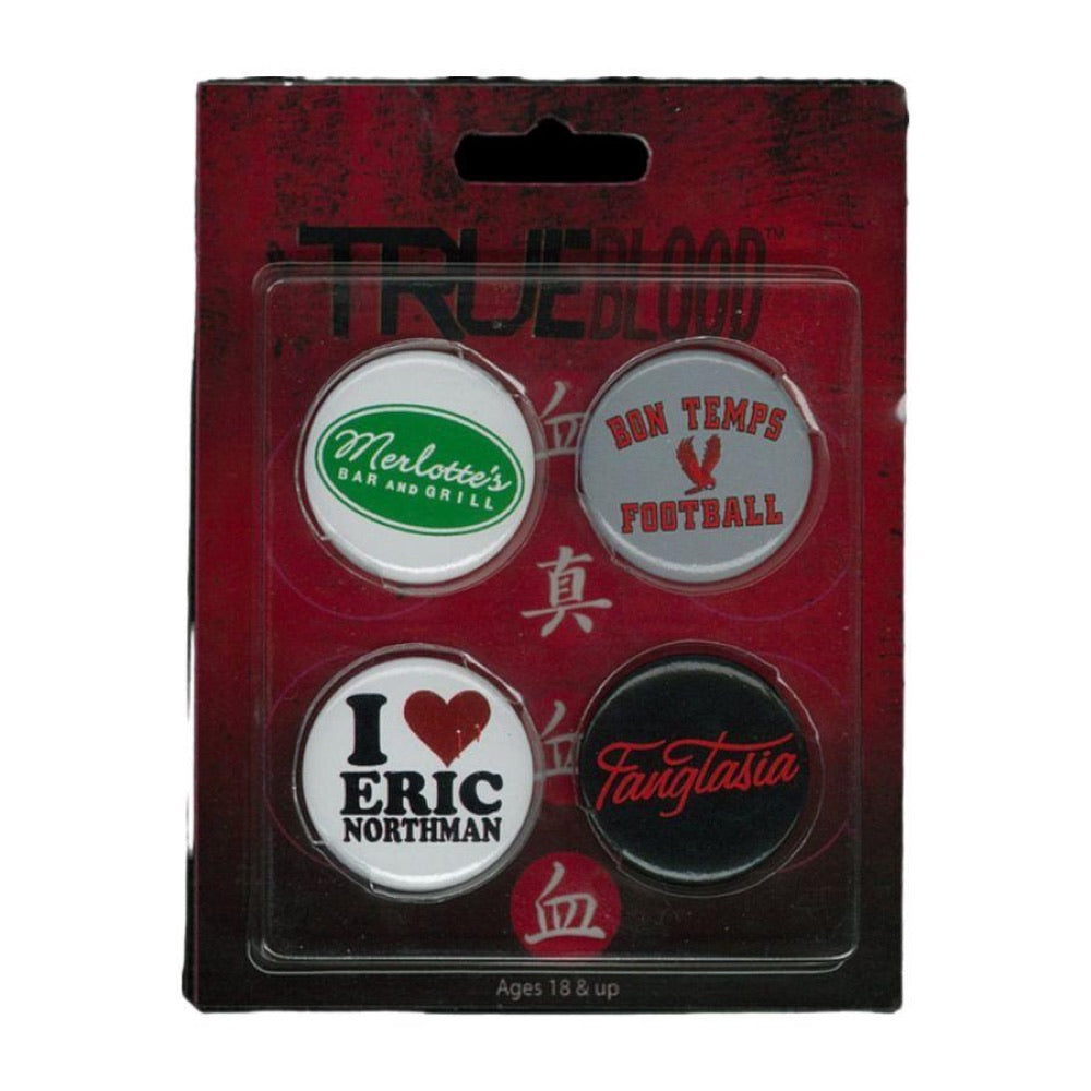 True Blood – Pin Set Of 4 (#2)