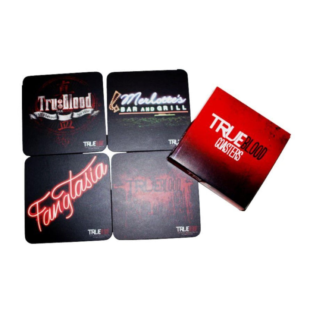 True Blood – Coaster Set of 4 Black (Series 2)