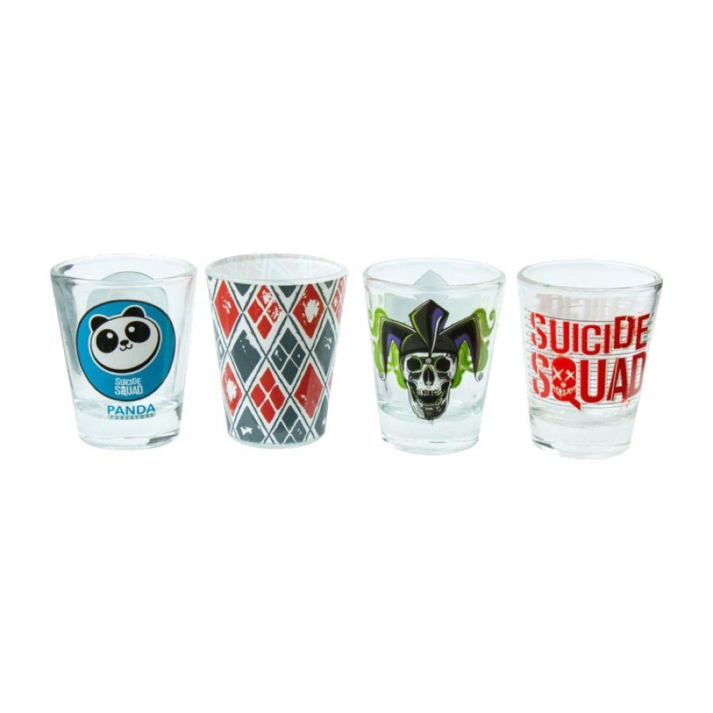Suicide Squad (2016) – Logos Shot Glass Set of 4
