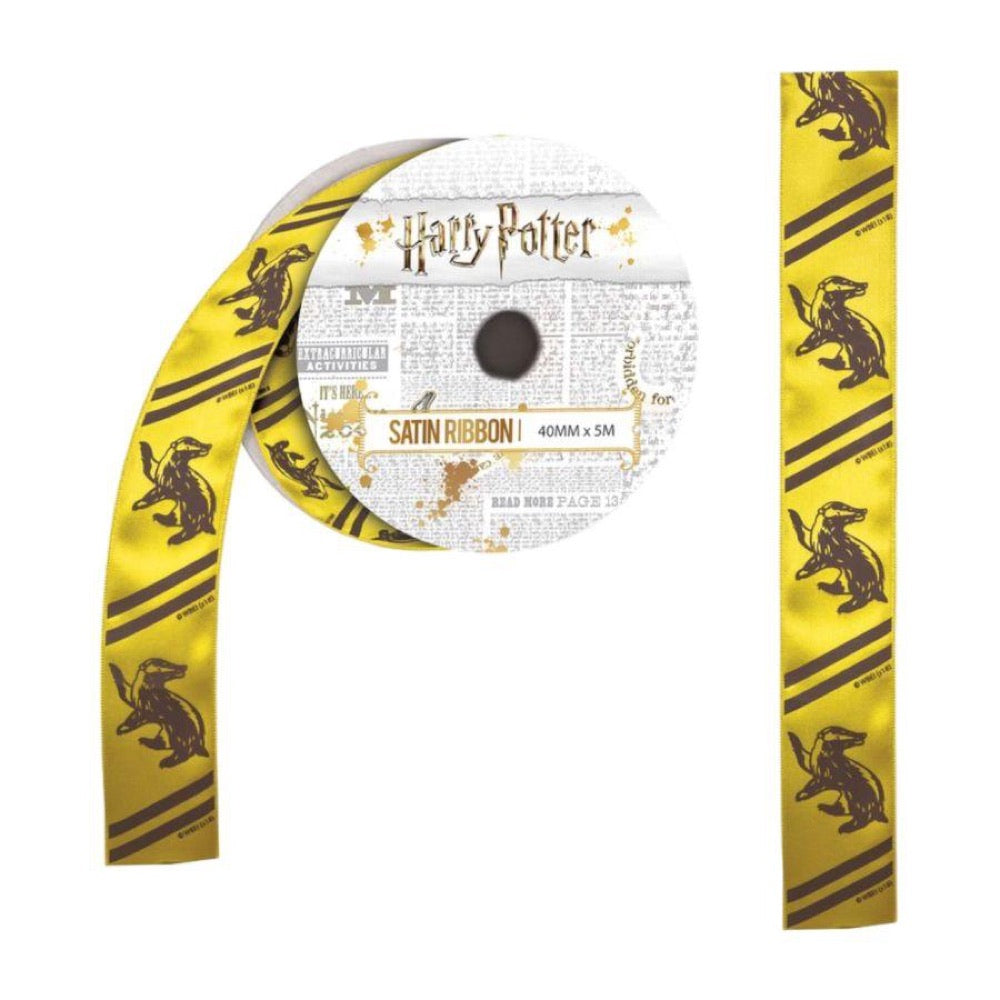 Harry Potter – Hufflepuff Satin Ribbon (5 metres)