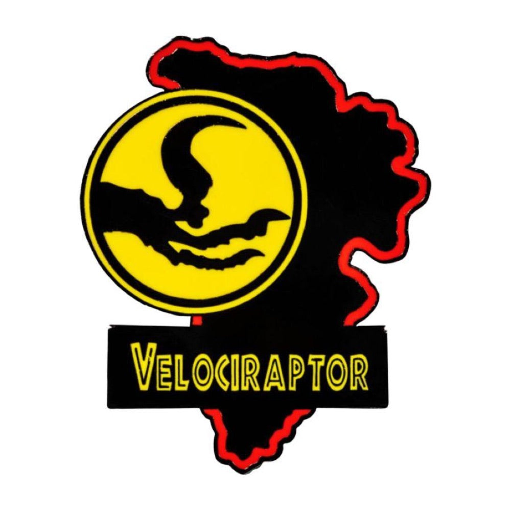 Jurassic Park – Velociraptor Map Enamel Pin