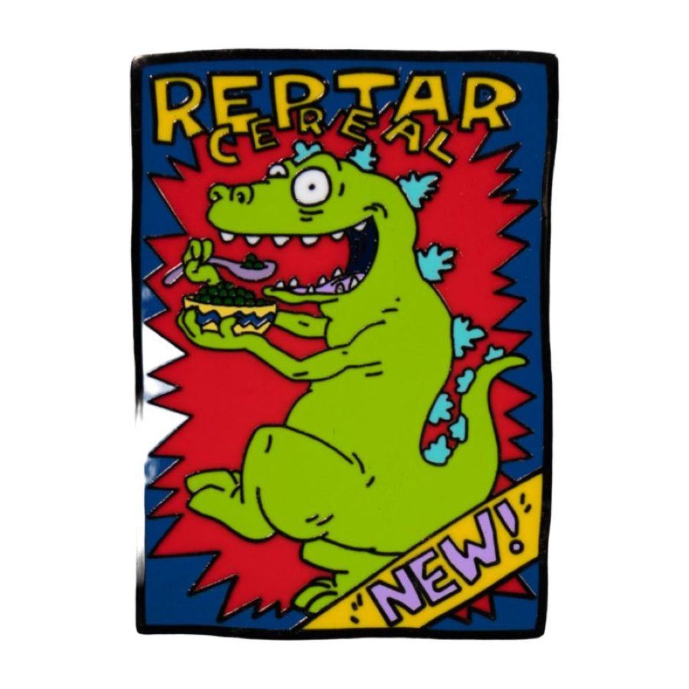 Rugrats – Reptar Cereal Glow Enamel Pin